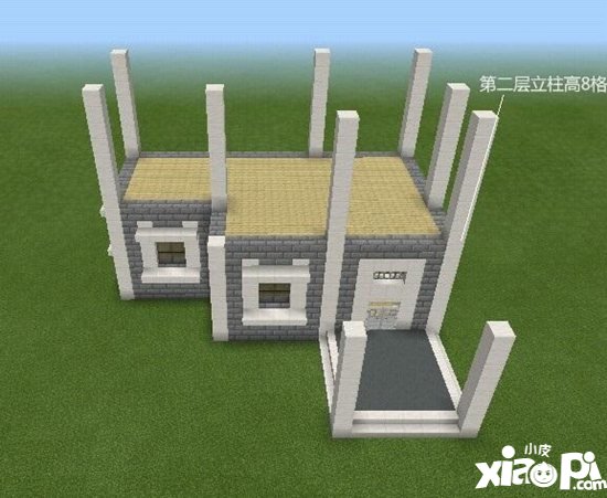 我的世界双层生存小屋教程 双人生存小屋怎么做
