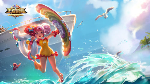 王者荣耀小乔长画短作 缤纷独角兽激萌一夏