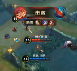 王者荣耀花木兰华丽操作 无人能挡击杀集锦