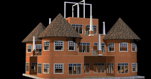 明日之后公主城堡建造视频 3D动画一学就会