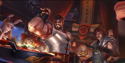 王者荣耀无敌程咬金 双斧横扫天下