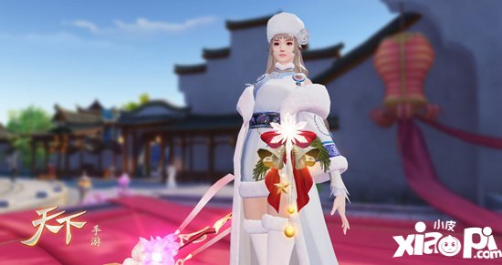 天下手游雪醉棠红时装限时返场 千里海棠宛红妆